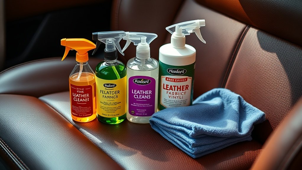 produits de nettoyage pour sièges auto