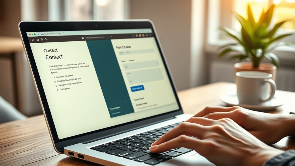 options de contact pour assistance