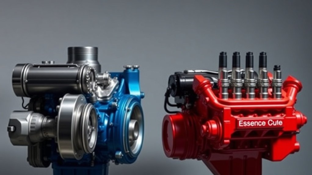 différences entre moteur diesel et moteur à essence