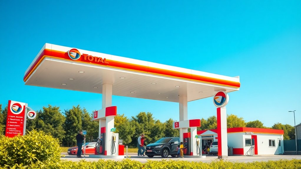 types de stations-service diversifiées