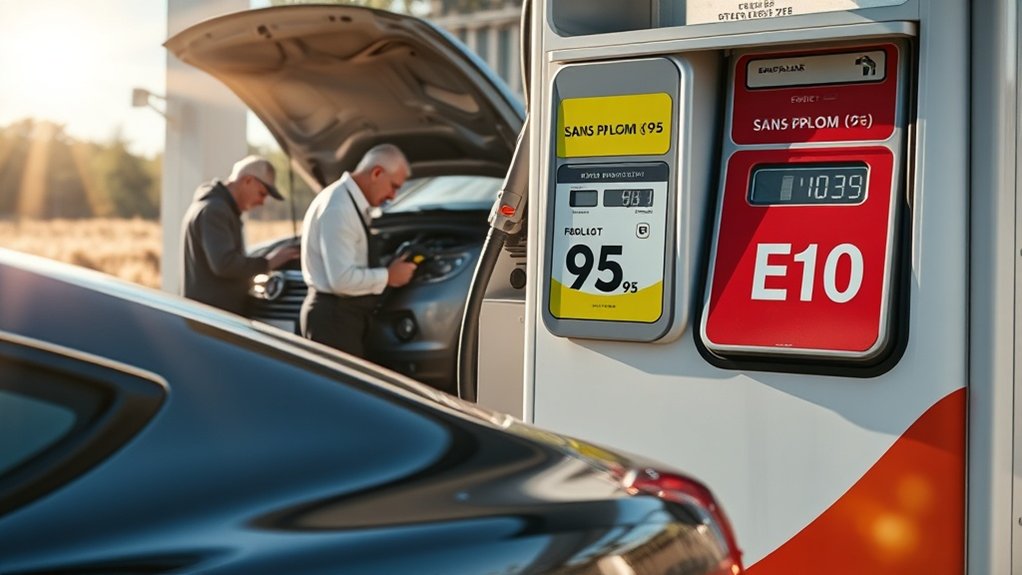 Directives de compatibilité de carburant E10