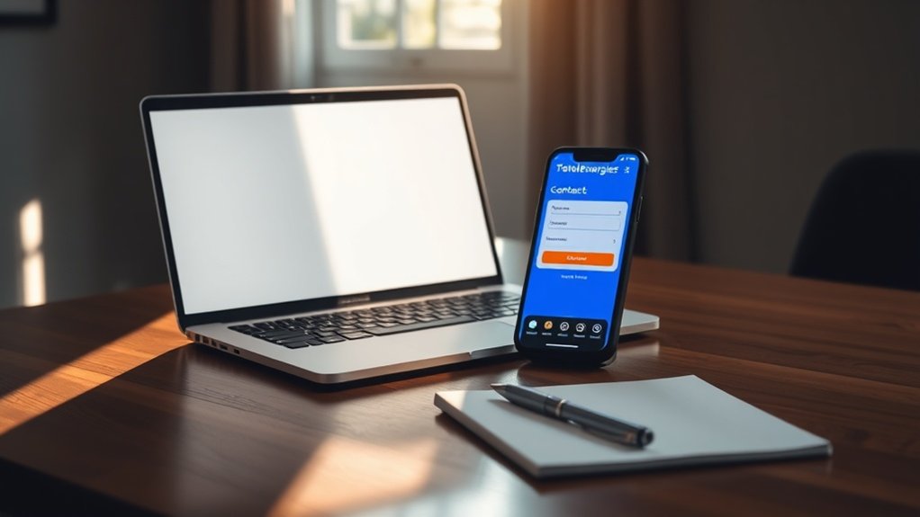 email et support en ligne