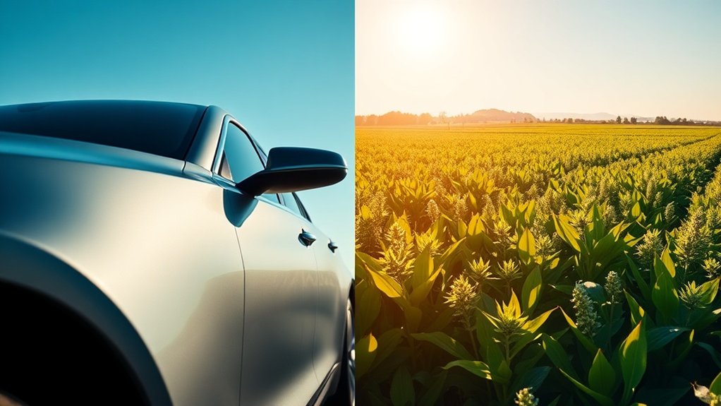 comparaison de l'impact environnemental des carburants