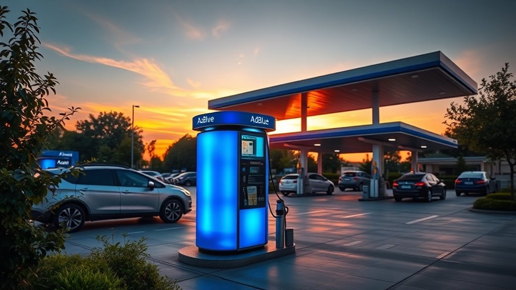 trouver des pompes adblue à proximité