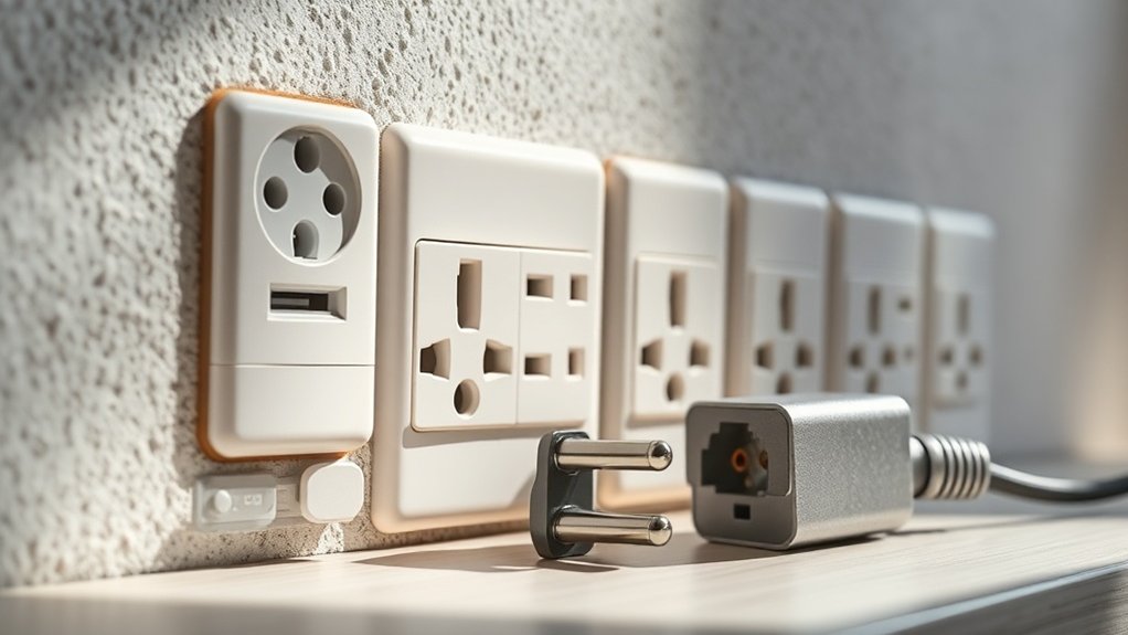 compatibilité de prise pour dispositifs étrangers