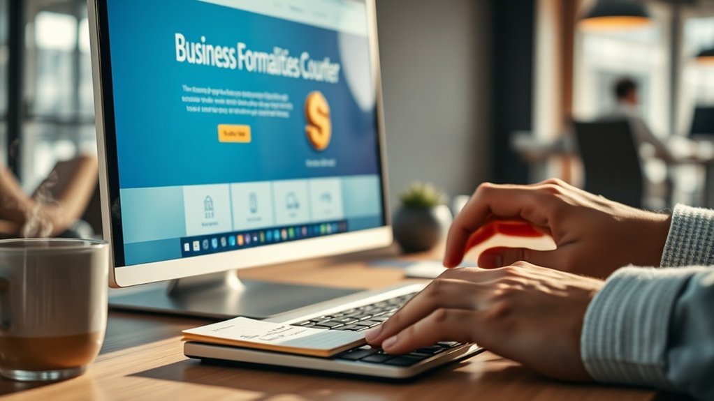 créer un compte professionnel en ligne