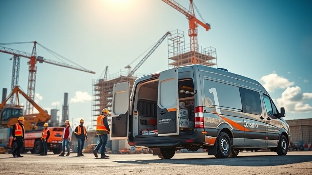 livraison efficace d'équipement de construction