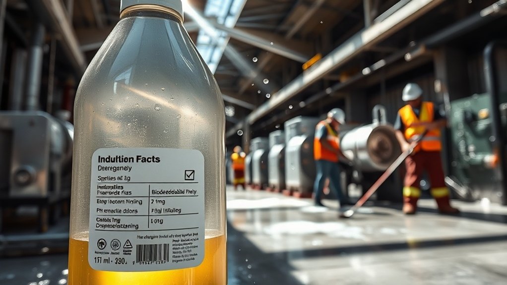 critères d'efficacité des détergents industriels
