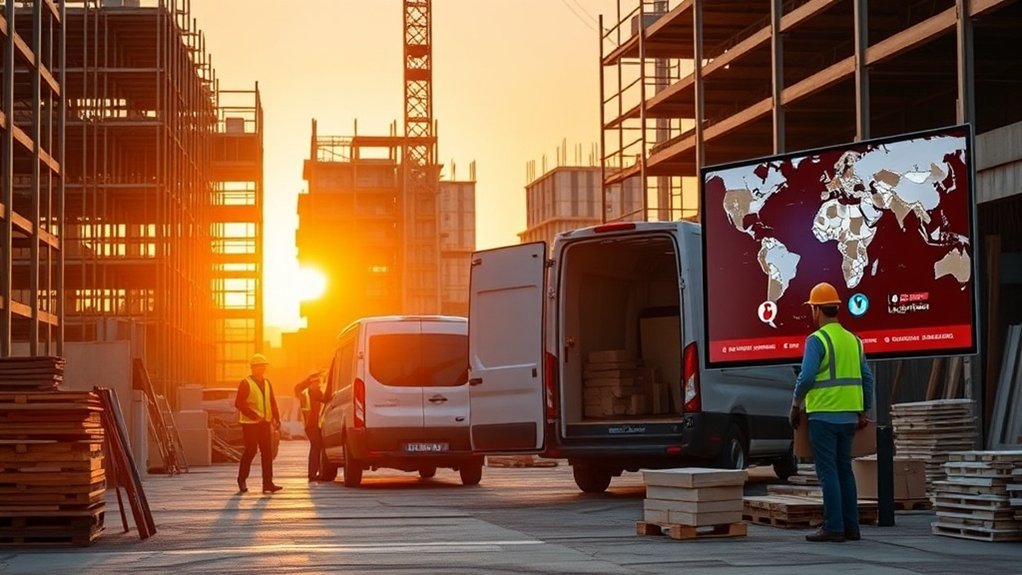 solution logistique de construction fiable