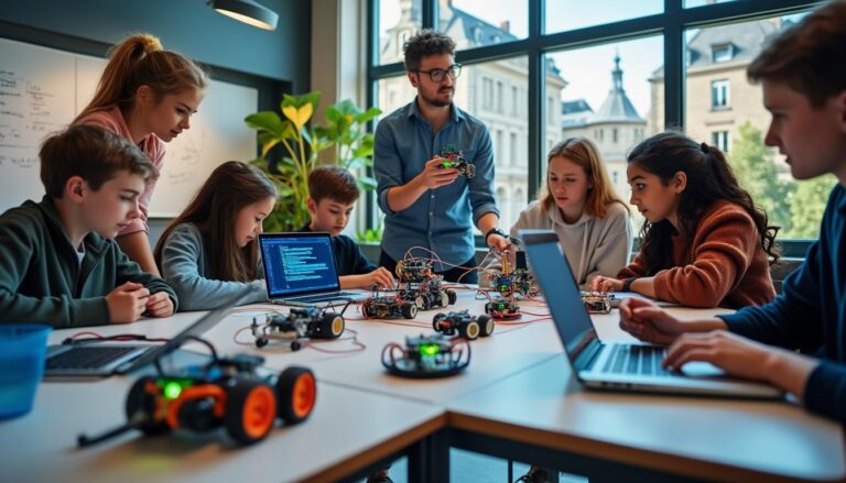 découvrez comment initier les jeunes de bordeaux à la robotique et aux technologies de demain grâce à des méthodes éducatives innovantes et adaptées.