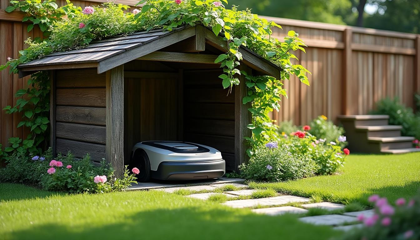 découvrez comment choisir le meilleur abri pour votre tondeuse robot afin de la protéger efficacement des intempéries et prolonger sa durée de vie.