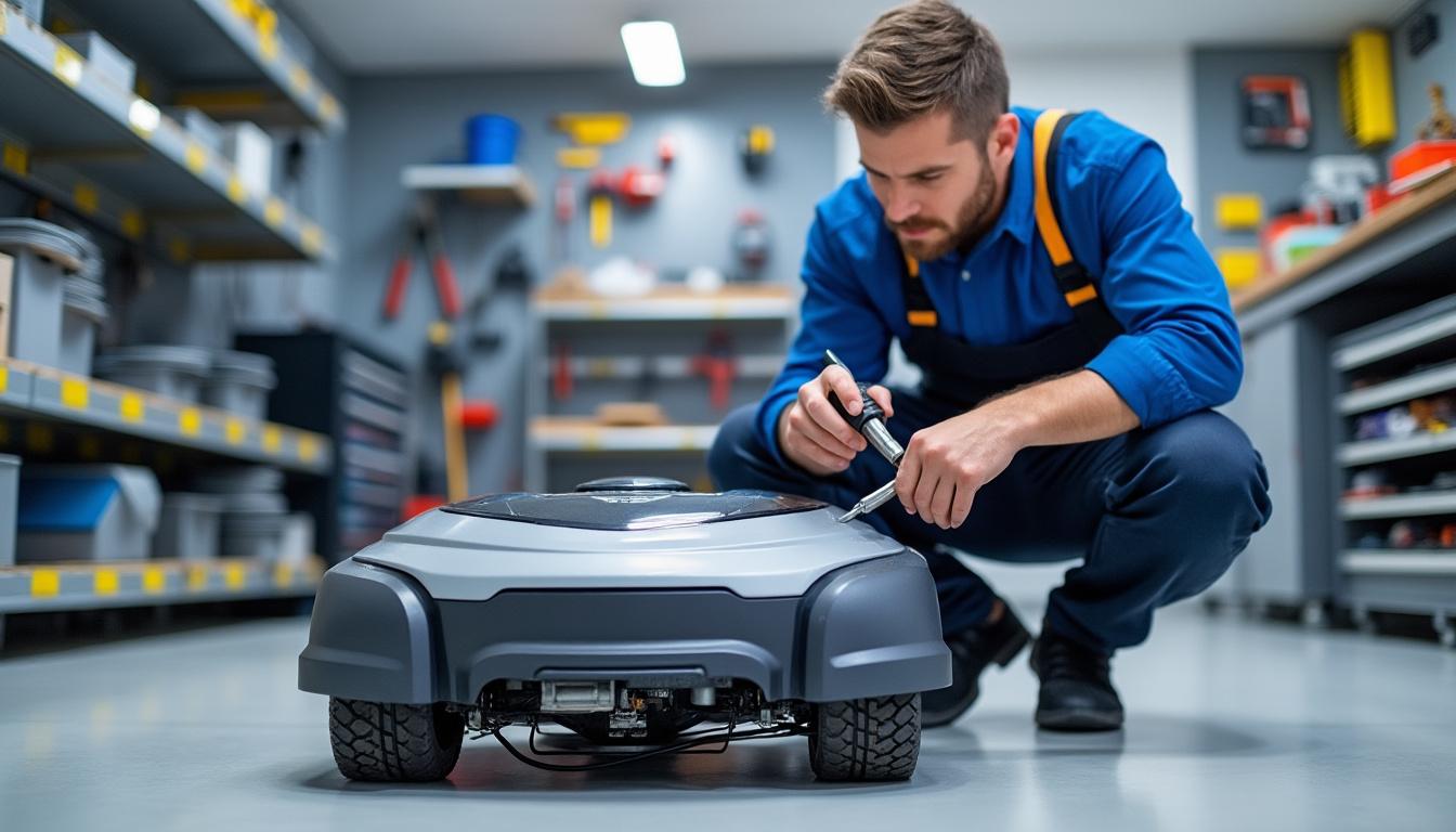 découvrez notre guide complet sur le robot tondeuse sans fil avec périphérique stihl, pour un jardin impeccable sans effort. automatisation, efficacité et entretien facile garantis.